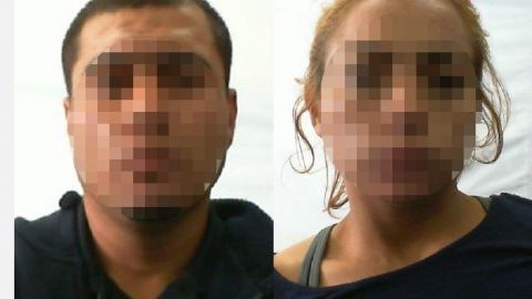 Tras persecución aseguran a pareja por robo de auto