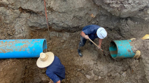 Regresará el agua en inmediaciones de la colonia Juárez