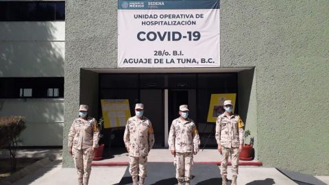 Habilita SEDENA Unidad de Hospitalización COVID-19