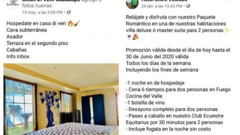Fiestas y reservas en hoteles en el Valle de Guadalupe a pesar de pandemia