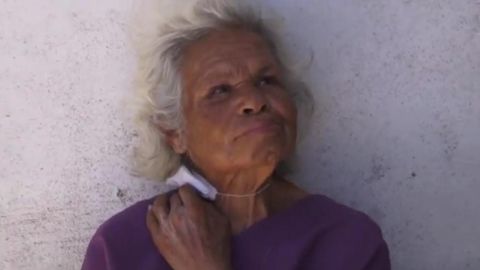 Mujer mayor sin hogar sobrevive a ataque de abejas