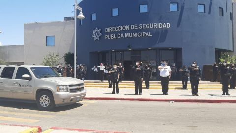 Último pase de lista de oficial que murió de COVID-19 en Mexicali