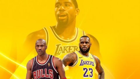 'Magic' Johnson elige a su favorito entre Jordan y LeBron