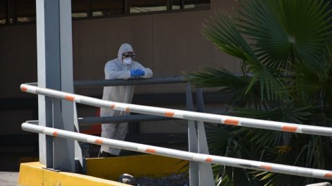 Fuerte escena: llegada de pacientes Covid al Hospital General