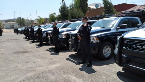 Entregan patrullas nuevas a la policía municipal en Tijuana