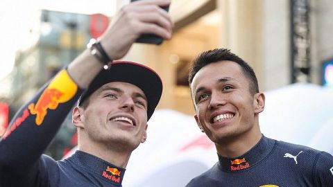 Red Bull quiere mantener la dupla Verstappen-Albon más allá de 2020