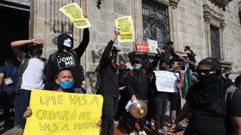 Disturbios en México por muerte de joven detenido por no usar tapabocas