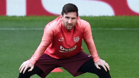 Messi sufre una ‘pequeña contractura’