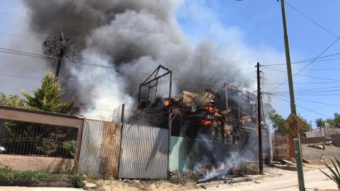 VIDEO: Se incendia pastizal en Santo Tomás
