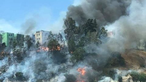 Incendios y falta de agua en Tijuana