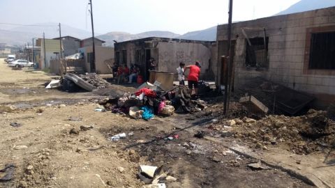 Habilitan albergue en Centro Comunitario para familias afectadas por incendio