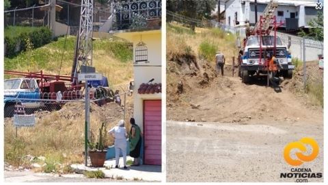 Denuncian vecinos construcción en espacio público