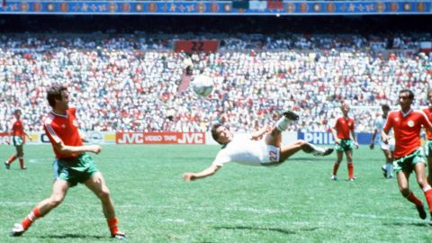 Se cumplen 34 años del gol de Manuel Negrete en México 86