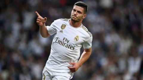 Luka Jovic regresa a los entrenamientos con el Real Madrid