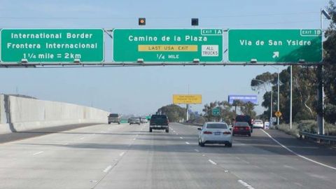 Anuncian cierres de vialidades cerca de la garita Tijuana-San Diego