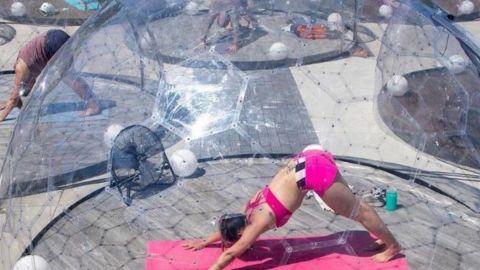 Celebran el Día Internacional del Yoga