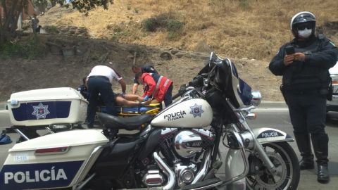 Atropellan a motociclista en el bulevar Cuauhtémoc