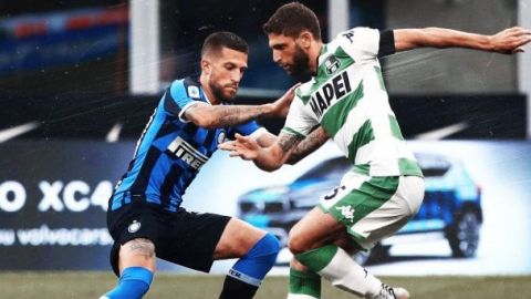 Inter empata 3-3 un partido loco con el Sassuolo y se aleja del liderato