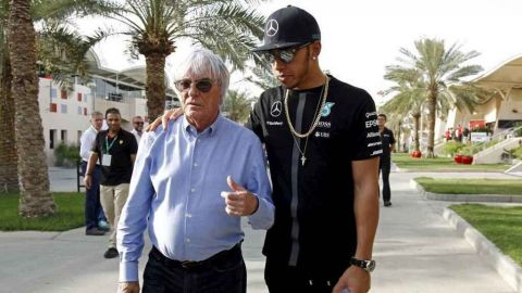 Hamilton decepcionado con dichos de Ecclestone