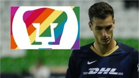 Pumas cambia los colores de su escudo por los de la bandera LGBT