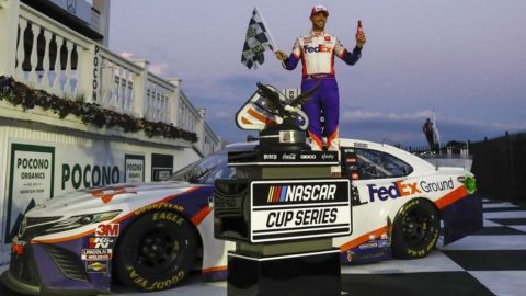 NASCAR: Hamlin se queda con el triunfo en Pocono