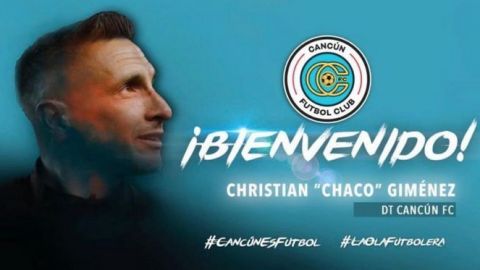 "Chaco" Giménez, nuevo director técnico del Cancún FC
