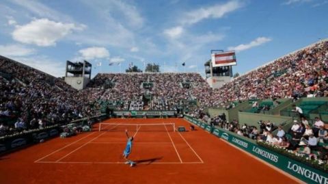 Hasta 20 mil aficionados por día en Roland Garros