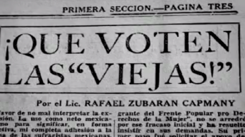 Hoy se cumplen 65 años de que se aprobó el voto femenino en México