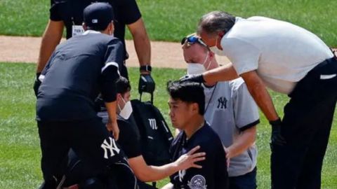 Tanaka regresa al campo de entrenamiento luego de sufrir conmoción leve