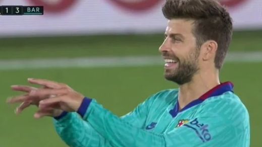 El Gesto De Gerard Piqué Burlándose Del Var 0923