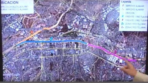 Limpieza de canalización del río Tijuana a cargo de tres empresas