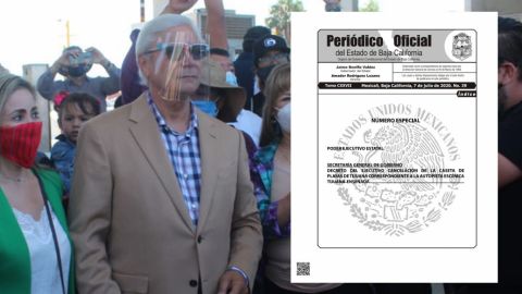 Publican decreto de "cancelación" de caseta de Playas de Tijuana