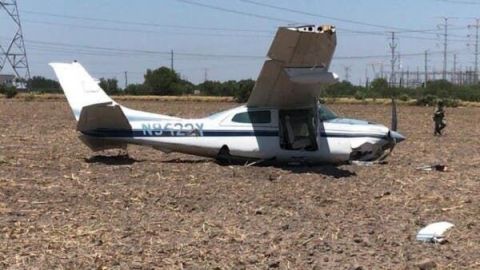 VIDEO: Se desploma avioneta en Tamaulipas