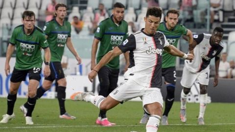 Cristiano evita la caída de la Juventus ante el Atalanta