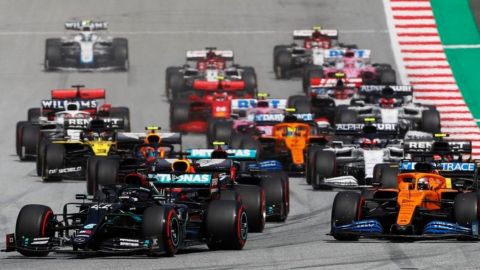 Fórmula Uno: Hamilton lideró doblete Mercedes en Estiria