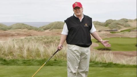 Tras críticas, Trump dice que juega rápido sólo para hacer un poco de ejercicio