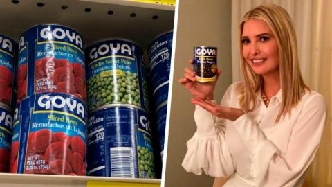 Ivanka Trump aviva la polémica al posar con una lata de frijoles de Goya