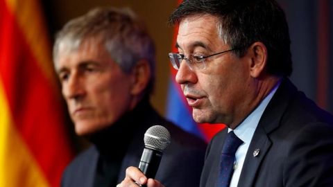 Bartomeu se reúne con Setién para evaluar el futuro del técnico