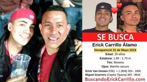 Tengo fe de encontrarlo vivo: padre de Erick Carrillo