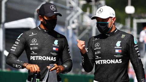 Mercedes, feliz con Hamilton y Bottas