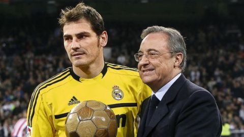 Real Madrid es y será siempre su casa: Florentino Pérez a Iker Casillas
