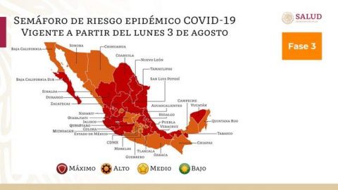 México suma 52 mil muertes por Covid-19 y más de 475 mil casos