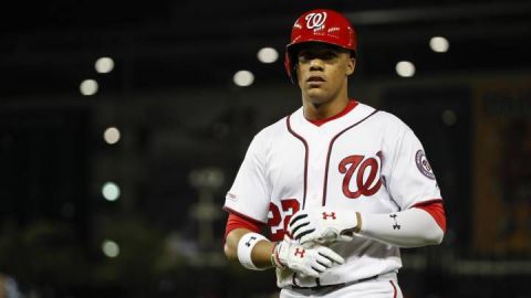 Juan Soto, de Nacionales, nombrado Jugador de la Semana