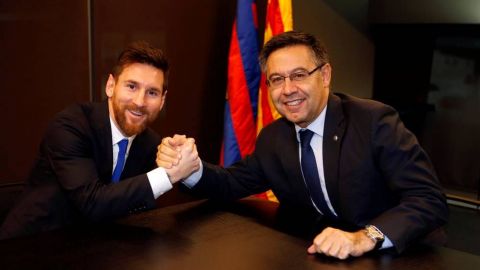 Bartomeu: "Messi es intransferible y él ya lo sabe"