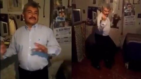 VIDEO:Después de subir un video bailando, bautizan a señor como 'Patrick Miller'