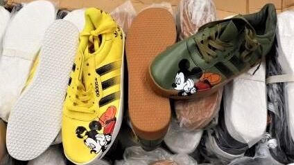 Frustran intento de contrabando de zapatos falsos por valor de $ 207,000 dólares