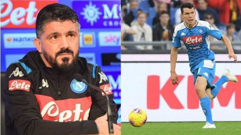 Gattuso confirma continuidad del ''Chucky'' Lozano en el Napoli