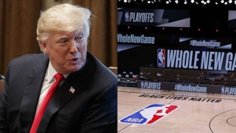Trump acusa a la NBA de convertirse en "una organización política"