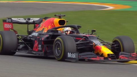 Verstappen dominó el segundo libre en Spa; Pérez fue quinto y Sainz, noveno