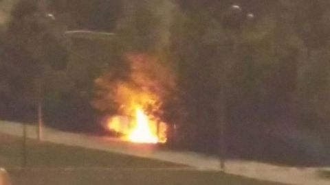 Video: Se quemó el carrito de las nieves